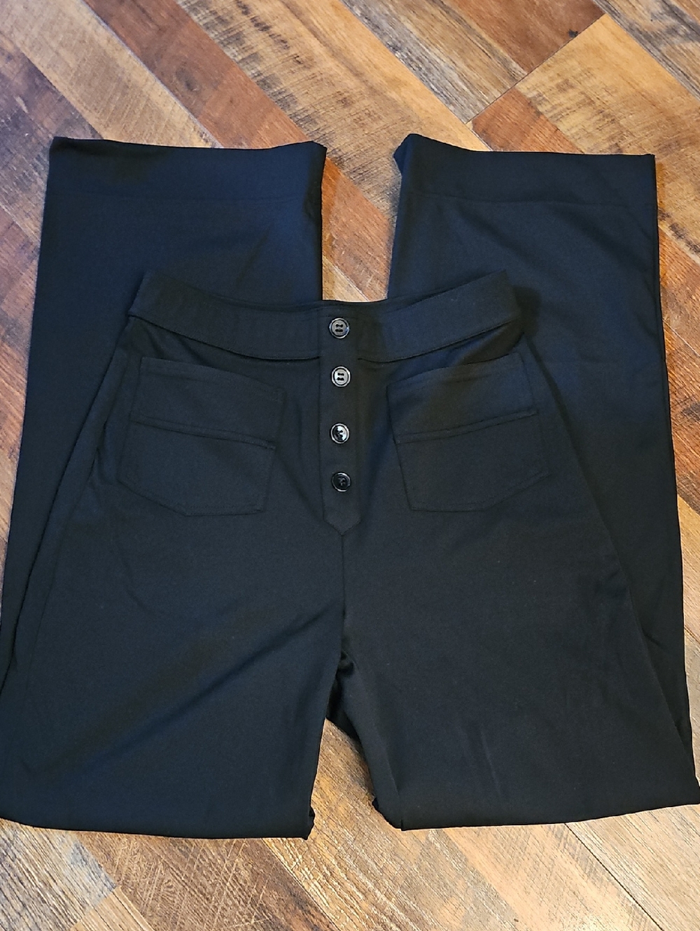 Halara High-Waist Button Front Pants